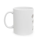 Powered by Prayer and Coffee mug alternate product view 3