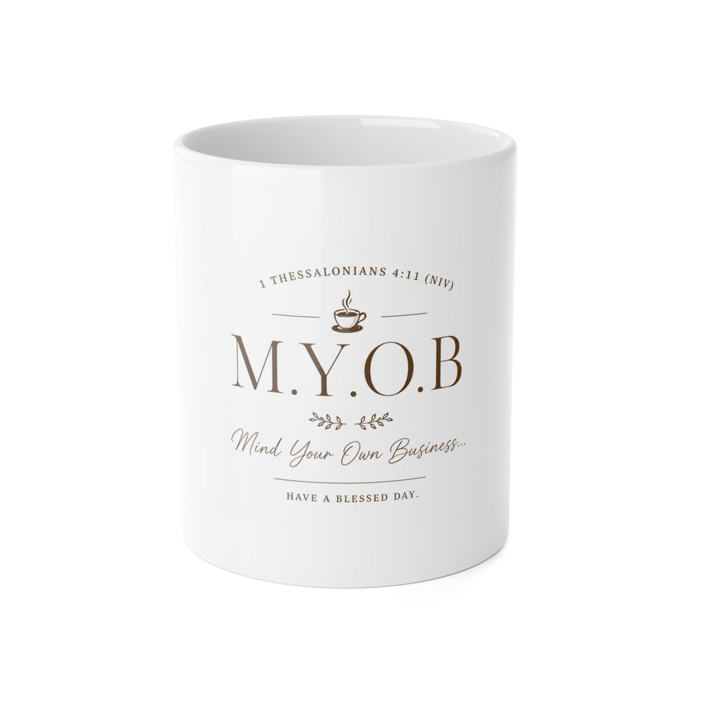 M.Y.O.B. (Mind Your Own Business) mug alternate product view 4