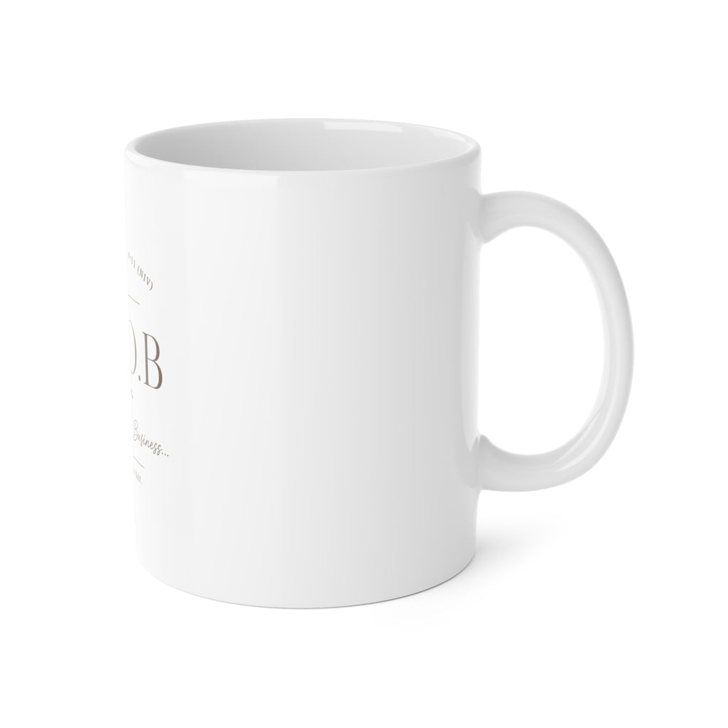 M.Y.O.B. (Mind Your Own Business) mug alternate product view 3