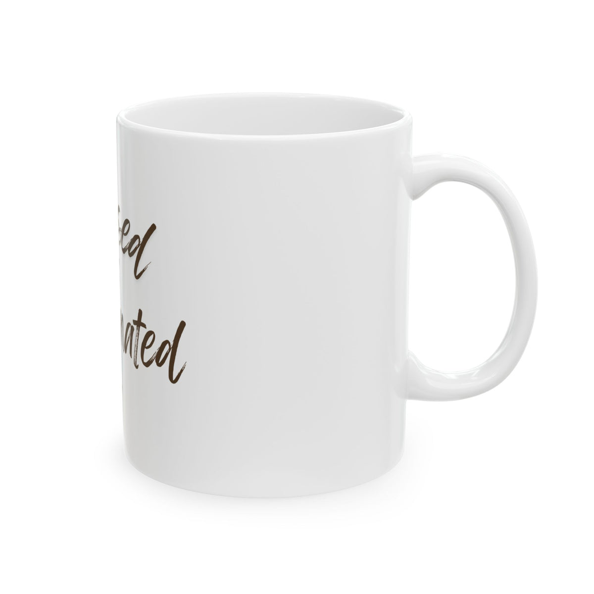 Blessed and Caffeinated mug alternate product view 3