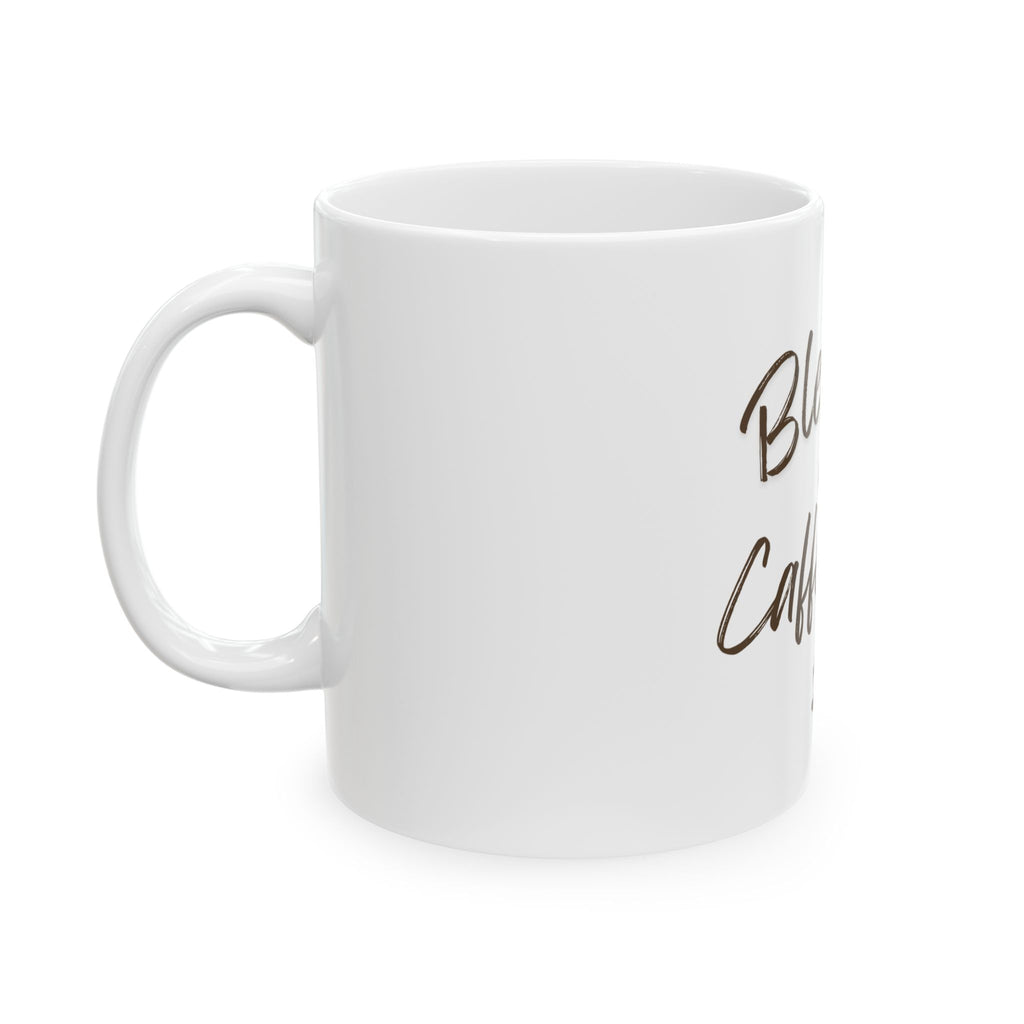 Blessed and Caffeinated mug alternate product view 2