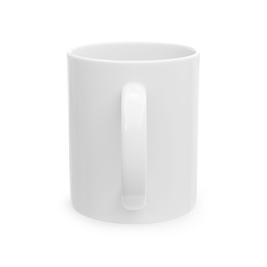 Powered by Prayer and Coffee mug alternate product view 2